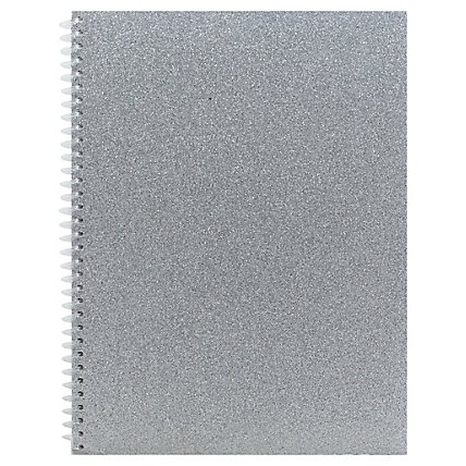 Topflight Glitter 1 Subject Wide Rule Notebook 80 Sheets - Each - Image 1