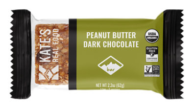 Kate's Real Food Dark Chocolate Peanut Butter Bar - 2.2 Oz - Image 2