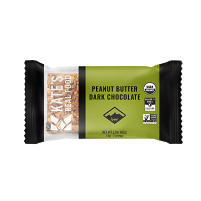 Kate's Real Food Dark Chocolate Peanut Butter Bar - 2.2 Oz - Image 1