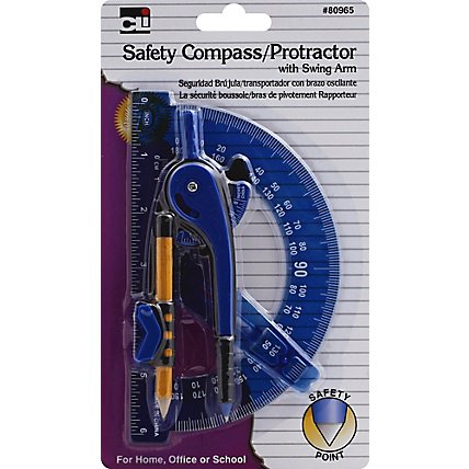 CLi Safety Compass/Protractor - Each - Image 2
