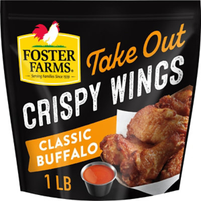 Foster Farms Classic Buffalo Take Out Crispy Chicken Wings - 16 Oz - Image 3