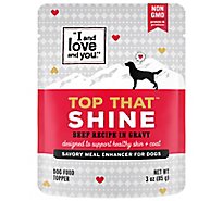 I&Love&You Top That Shine Beef In Gravy - 3 Oz