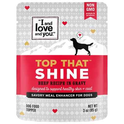 I&Love&You Top That Shine Beef In Gravy - 3 Oz