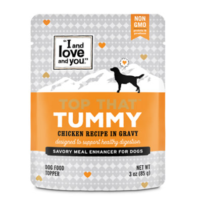 I and love and you Top That Tummy Chicken Recipe in Gravy Wet Dog Food - 3 Oz - Image 2