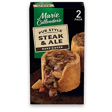 Marie Callender's Pub Style Steak And Ale Frozen Meal 2 Count - 20 Oz