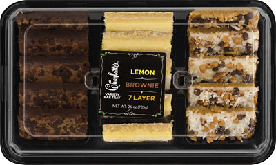 Variety Bar Tray Lemon 7layer Brownie - Each