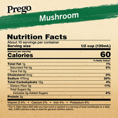 Prego Mushroom Pasta Sauce - 45 Oz - Image 4