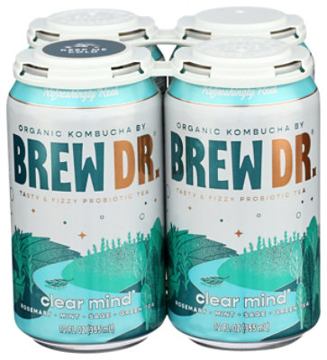 Brew Dr. Kombucha Clear Mind Can - 4-12 Fl. Oz. - Image 2