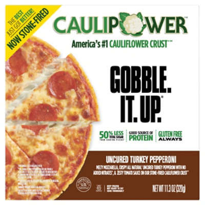  CAULIPOWER Turkey Pepperoni Frozen Pizza - 12 Oz 