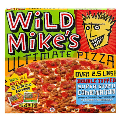 Wild Mikes Super Size Double Topped Combo Pizza - 42.61 Oz - Image 3