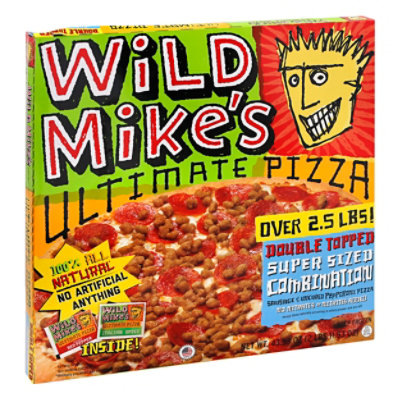 Wild Mikes Super Size Double Topped Combo Pizza - 42.61 Oz