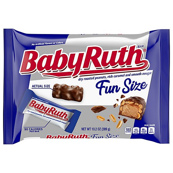 Baby Ruth Bar Fun Size - 10.2 Oz