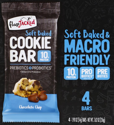 FlapJacked Cookie Bar Soft Baked Chocolate Chip - 7.62 Oz - Image 2