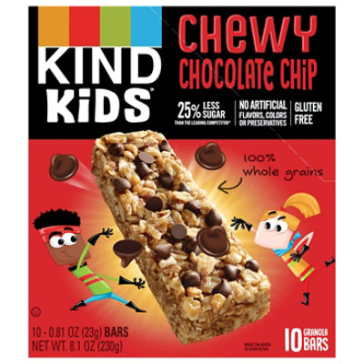 KIND Chewy Chocolate Chip Gluten Free Granola Bars - 10-0.81 Oz - Image 1