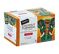 Signature SELECT Coffee Pods Coconut Turmeric - 12 Count