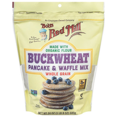 Bobs Red Mill Pancake & Waffle Mix Buckwheat Whole Grain - 24 Oz - Image 1