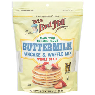 Bob's Red Mill Buttermilk Whole Grain Pancake & Waffle Mix - 24 Oz - Image 2