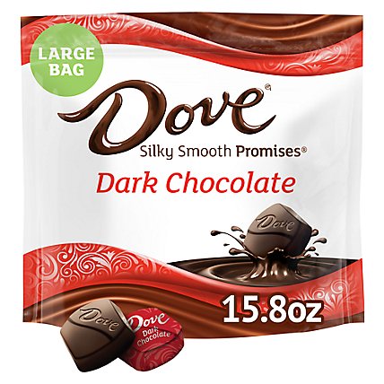 Dove Promises Individually Wrapped Dark Chocolate Candy Bag - 15.8 Oz - Image 1