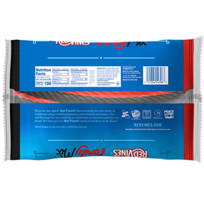 Red Vines Family Mix Candy Red & Black Licorice Bag - 30 Oz - Image 2