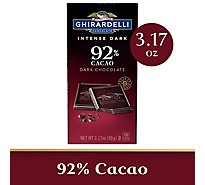 Ghirardelli Intense Dark 92% Cacao Chocolate Bar - 3.17 Oz
