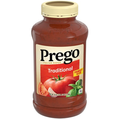 Prego Traditional Pasta Sauce - 45 Oz - Image 1