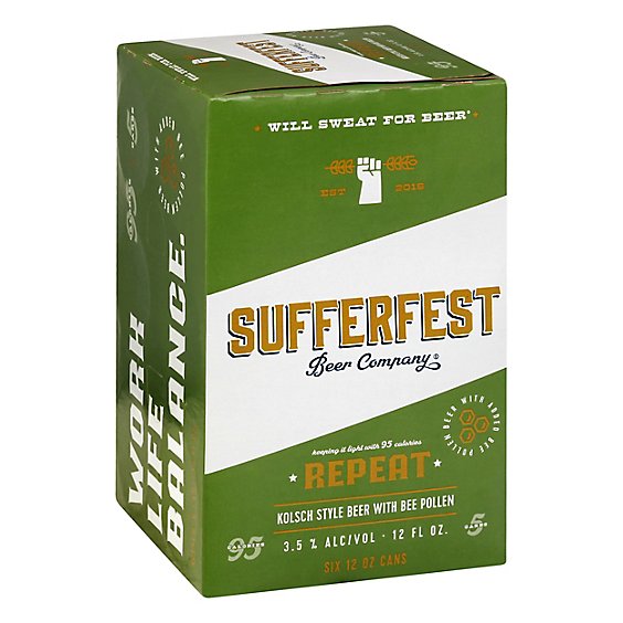 Sufferfest Repeat Kolsch In Cans - 6-12 Fl. Oz.