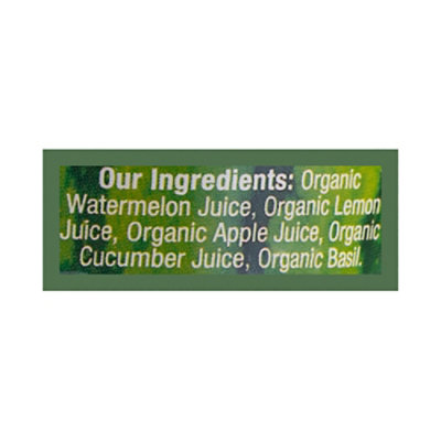 Wonder Melon Organic Juice Watermelon Cucumber Basil - 8.45 Oz - Image 4