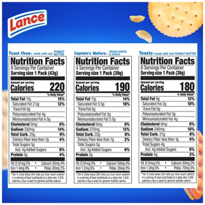 Lance Sandwich Crackers Variety Pack - 20 Ct - Variety Pack - Image 4