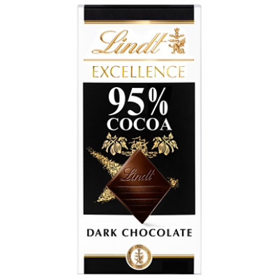 Lindt EXCELLENCE 95% Cocoa Dark Chocolate Candy Bar - 2.8 Oz - Image 1