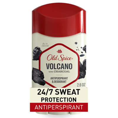 Old Spice Invisible Solid Antiperspirant Deodorant for Men Volcano With Charcoal Scent - 2.6 Oz