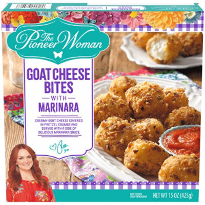 The Pioneer Woman Goat Cheese Bites with Marinara Sauce Frozen Snacks - 15 Oz