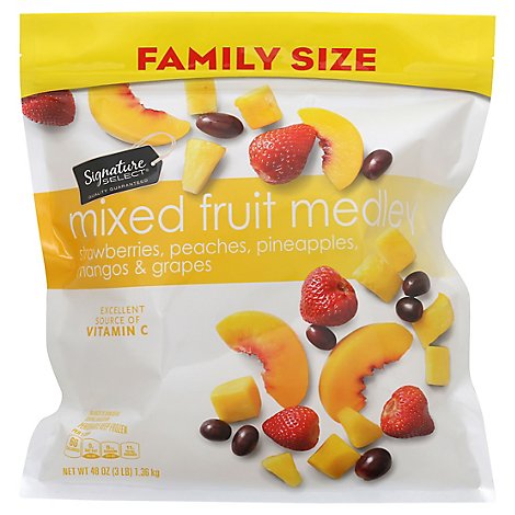Signature Select Mixed Fruit Medley Family Size - 48 Oz