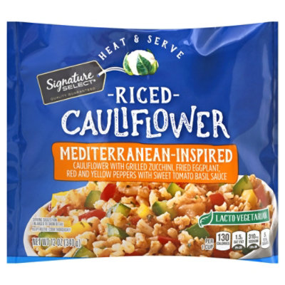 Signature SELECT Cauliflower Riced Mediterranean Inspired- 12 Oz - Image 1