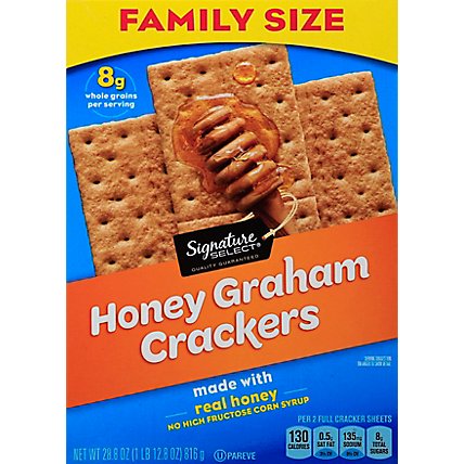 Signature Select Graham Cracker Honey Family Size - 28.8 Oz - Image 2