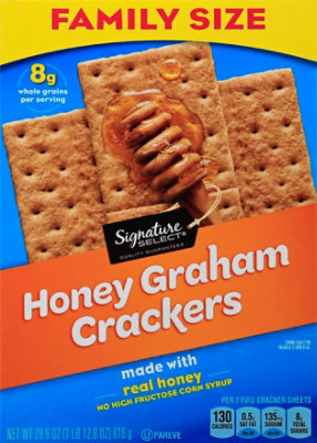 Signature SELECT Graham Cracker Honey Family Size - 28.8 Oz - Image 2