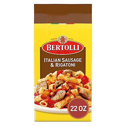 Bertolli Italian Sausage & Rigatoni With Bell Peppers In A Spicy Tomato Sauce Frozen Meal - 22 Oz - Image 2