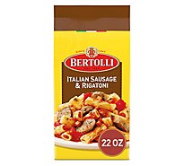 Bertolli Italian Sausage & Rigatoni With Bell Peppers In A Spicy Tomato Sauce Frozen Meal - 22 Oz