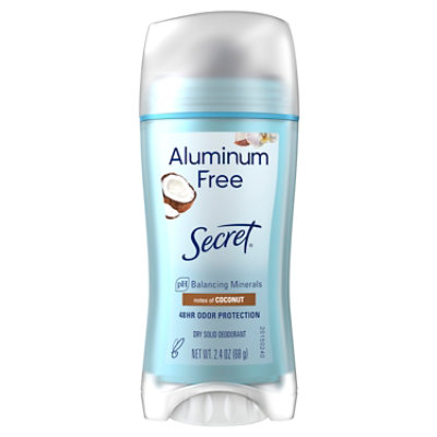 Secret Aluminum Free Coconut Deodorant for Women - 2.4 Oz - Image 1