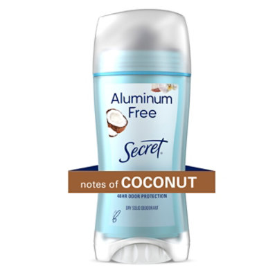 Secret Aluminum Free Coconut Deodorant for Women - 2.4 Oz - Image 2