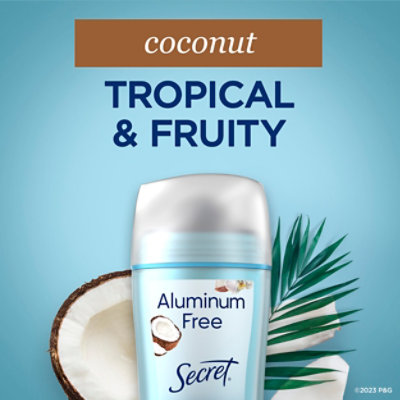 Secret Aluminum Free Coconut Deodorant for Women - 2.4 Oz - Image 5