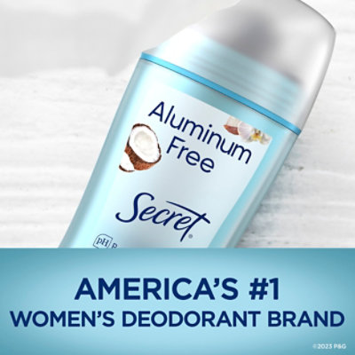 Secret Aluminum Free Coconut Deodorant for Women - 2.4 Oz - Image 6