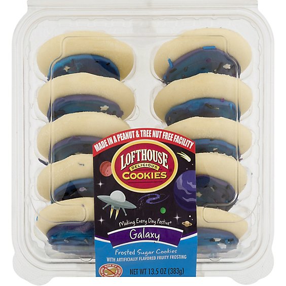 Lofthouse Galaxy Frosted Sugar Cookie - 13.5 Oz