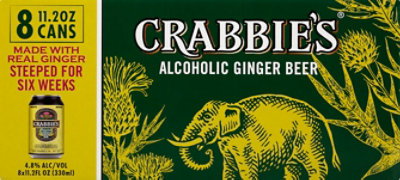 Crabbies Ginger Beer - 8-11.2 Fl. Oz. - Image 2