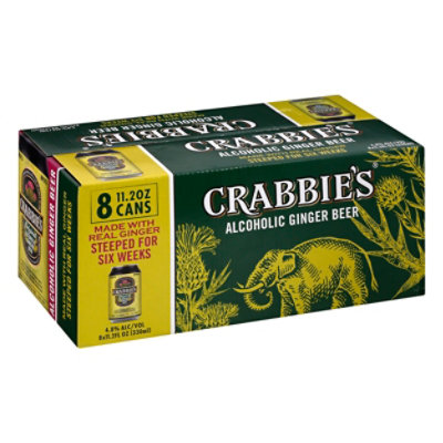 Crabbies Ginger Beer - 8-11.2 Fl. Oz. - Image 1