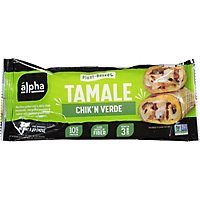 Alpha Foods Tamale Plant Based Chikn Verde - 5 Oz - Image 2