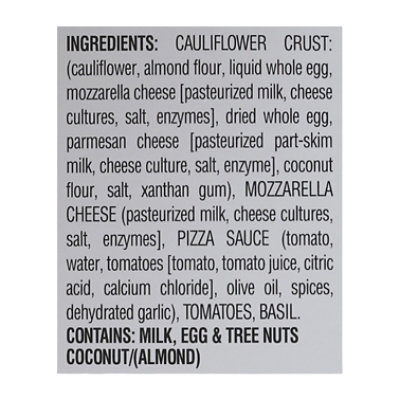 The Real Good Food Company Cauliflower Margherita Pizza - 17 Oz - Image 5