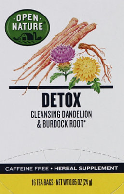 Open Nature Herbal Tea Detox - 16 Count - randalls