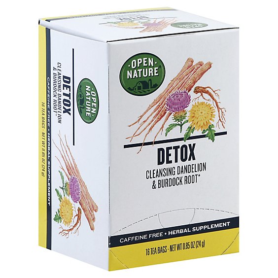 Open Nature Herbal Tea Detox - 16 Count