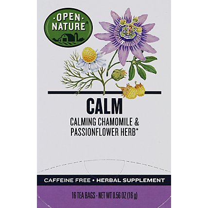 Open Nature Herbal Tea Calm - 16 Count - Image 2