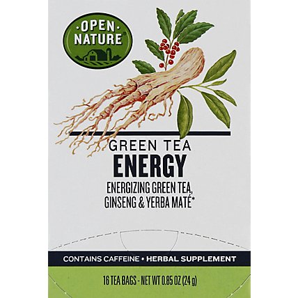 Open Nature Herbal Tea Energy - 16 Count - Image 2